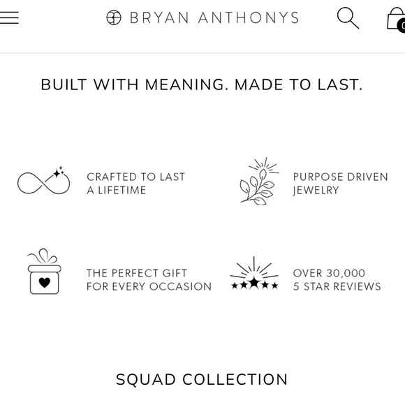 Bryan Anthonys squad necklace silver new in box - Picture 4 of 8